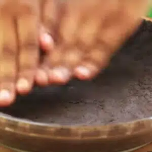 preparando a base da torta