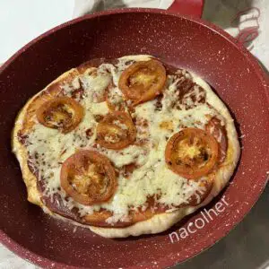 pizza de frigideira pronta