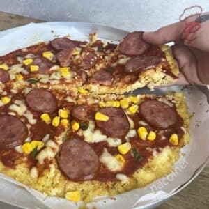 receita de pizza de couve flor