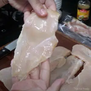 cortando os frangos