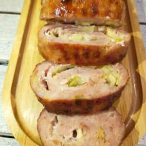 rocambole de linguiça