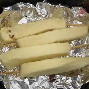 colocandoo queijo coalho na airfryer