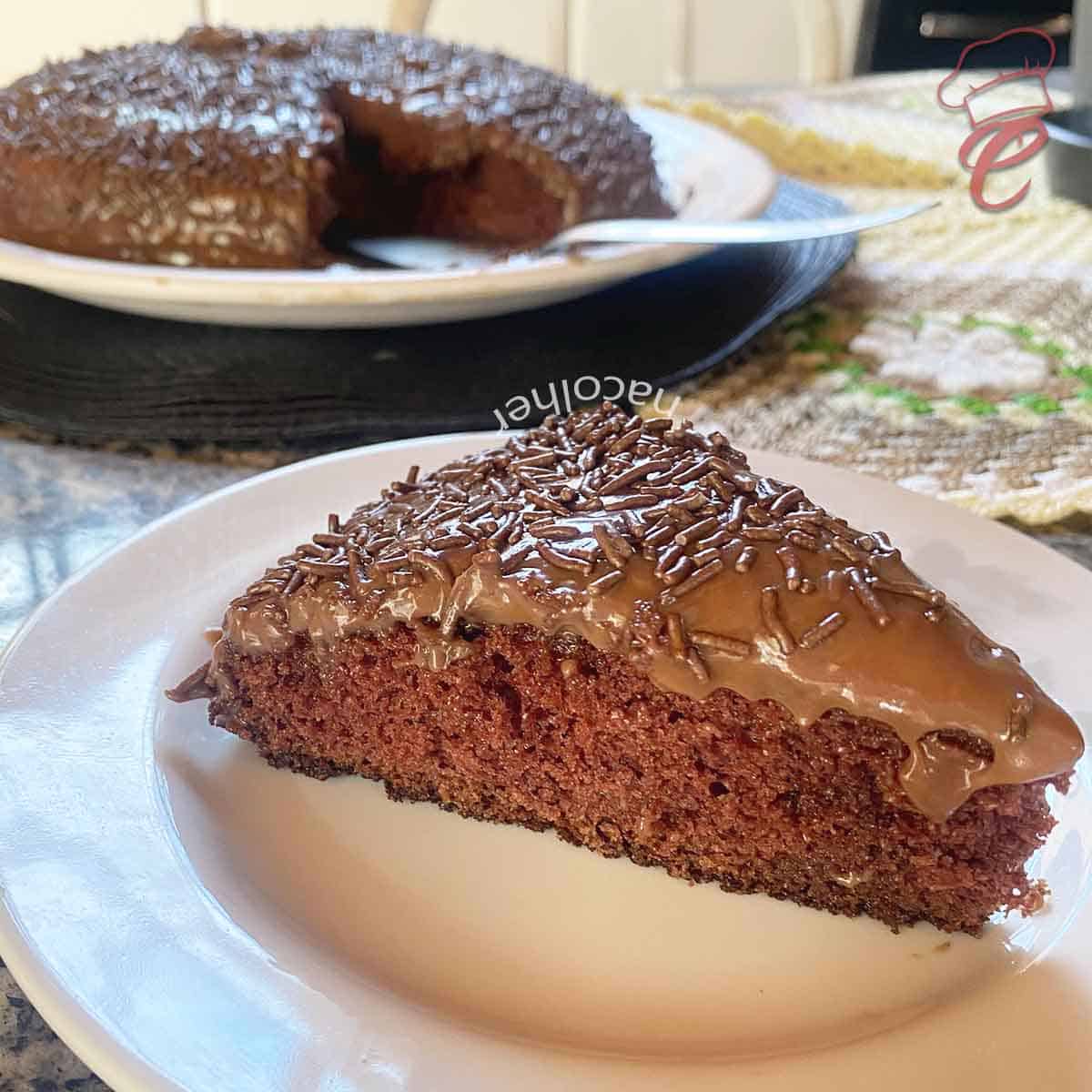 receita de Bolo de Chocolate de Liquidificador