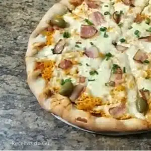 massa de pizza profissional recheada