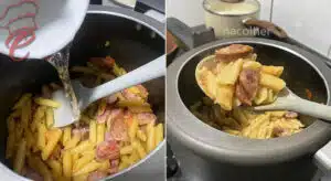 Macarrão na Panela de Pressão com Calabresa