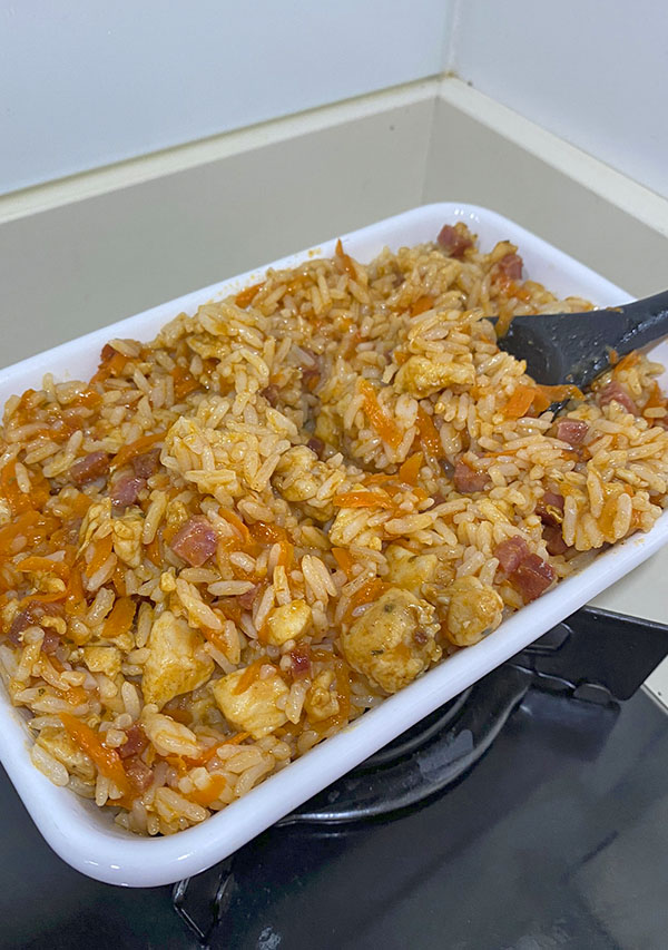 receita de arroz com molho de tomate